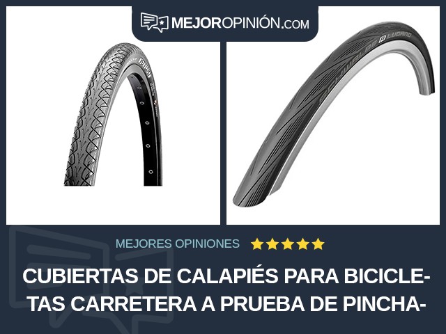 Cubiertas de calapiés para bicicletas Carretera A prueba de pinchazos