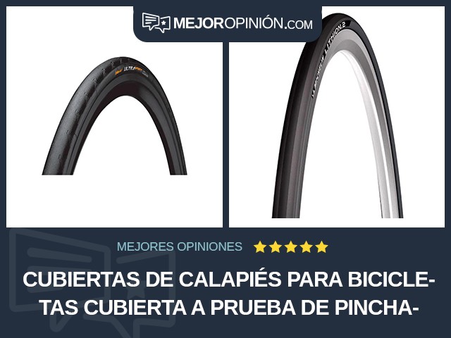 Cubiertas de calapiés para bicicletas Cubierta A prueba de pinchazos