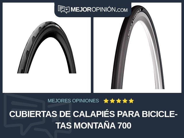 Cubiertas de calapiés para bicicletas Montaña 700