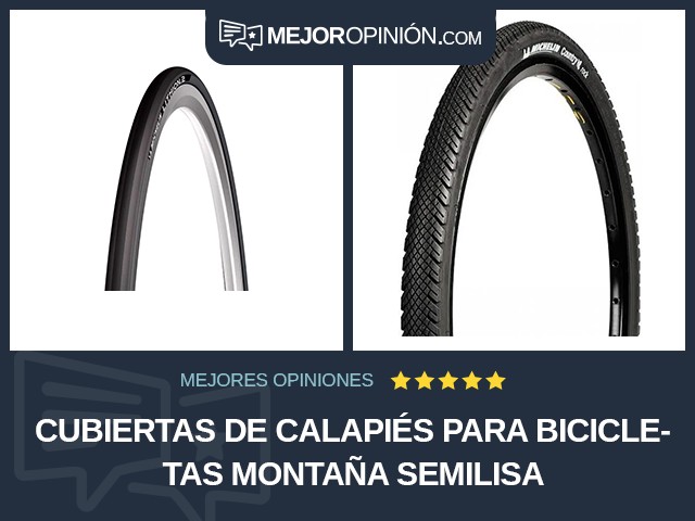 Cubiertas de calapiés para bicicletas Montaña Semilisa