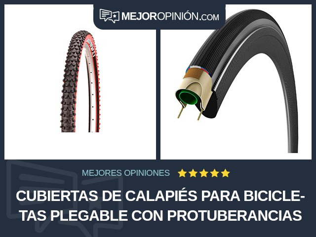 Cubiertas de calapiés para bicicletas Plegable Con protuberancias