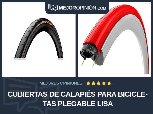 Cubiertas de calapiés para bicicletas Plegable Lisa