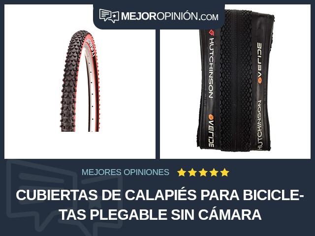 Cubiertas de calapiés para bicicletas Plegable Sin cámara