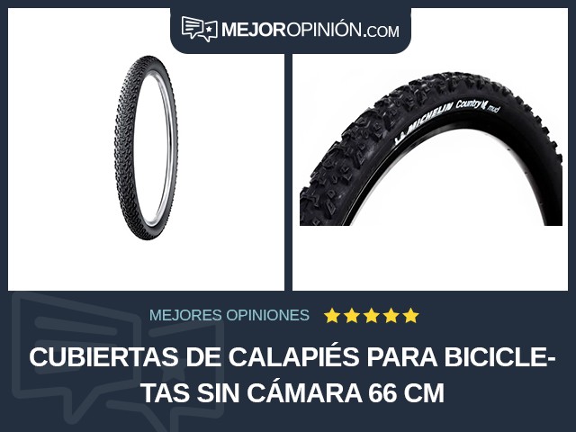 Cubiertas de calapiés para bicicletas Sin cámara 66 cm