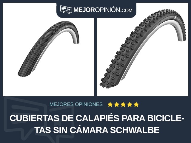 Cubiertas de calapiés para bicicletas Sin cámara Schwalbe