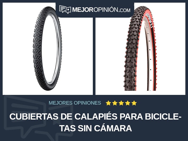 Cubiertas de calapiés para bicicletas Sin cámara