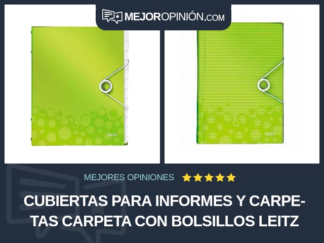 Cubiertas para informes y carpetas Carpeta con bolsillos Leitz