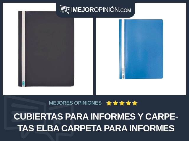 Cubiertas para informes y carpetas ELBA Carpeta para informes