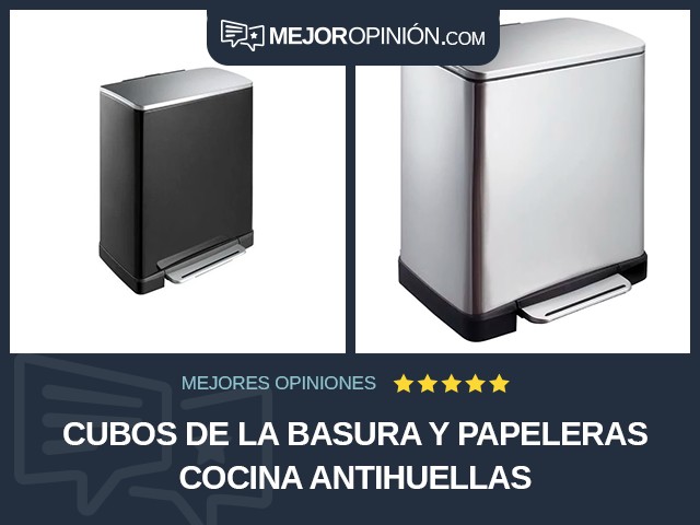 Cubos de la basura y papeleras Cocina Antihuellas