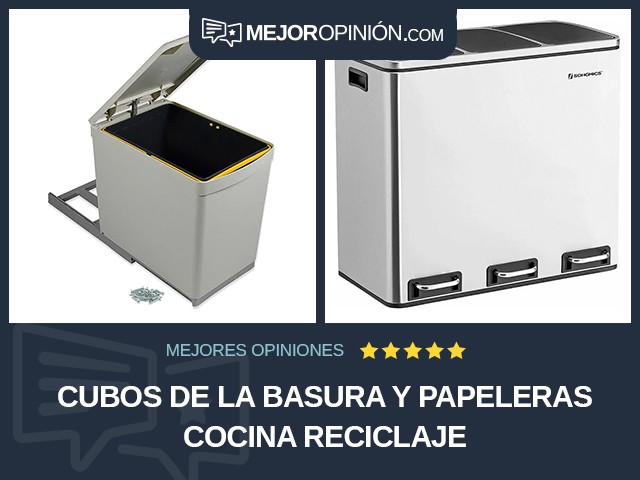 Cubos de la basura y papeleras Cocina Reciclaje