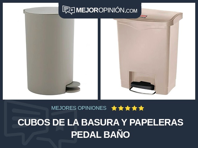 Cubos de la basura y papeleras Pedal Baño