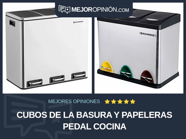 Cubos de la basura y papeleras Pedal Cocina