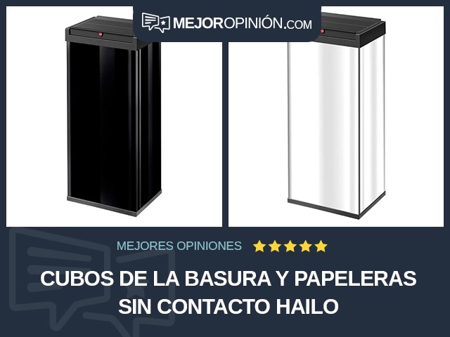 Cubos de la basura y papeleras Sin contacto Hailo