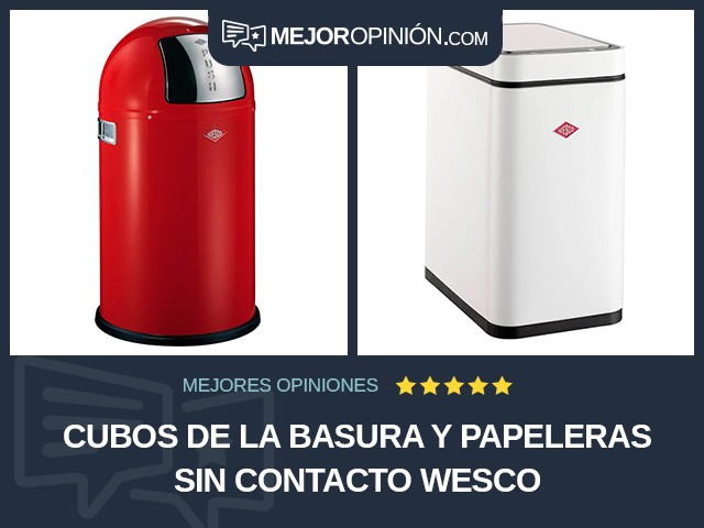 Cubos de la basura y papeleras Sin contacto Wesco