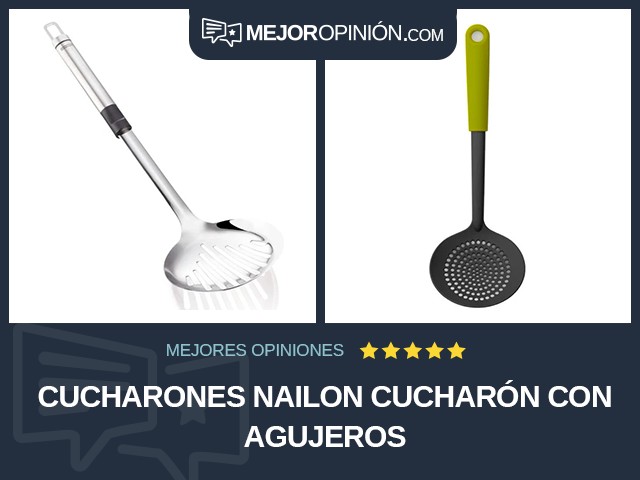 Cucharones Nailon Cucharón con agujeros