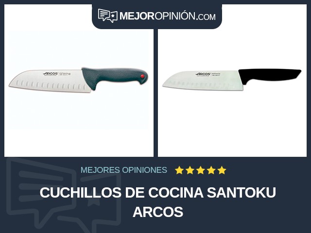 Cuchillos de cocina Santoku Arcos