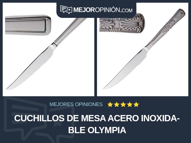 Cuchillos de mesa Acero inoxidable Olympia