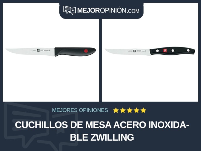 Cuchillos de mesa Acero inoxidable Zwilling