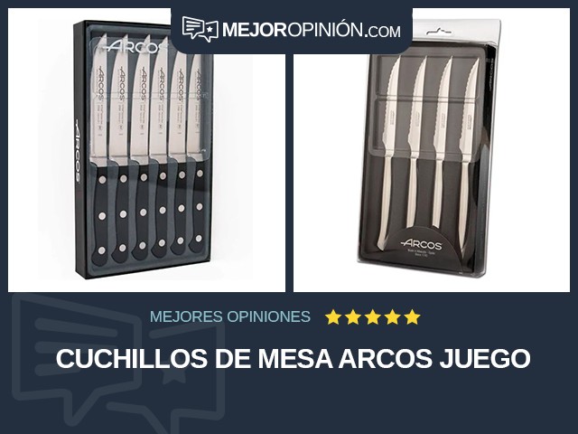 Cuchillos de mesa Arcos Juego