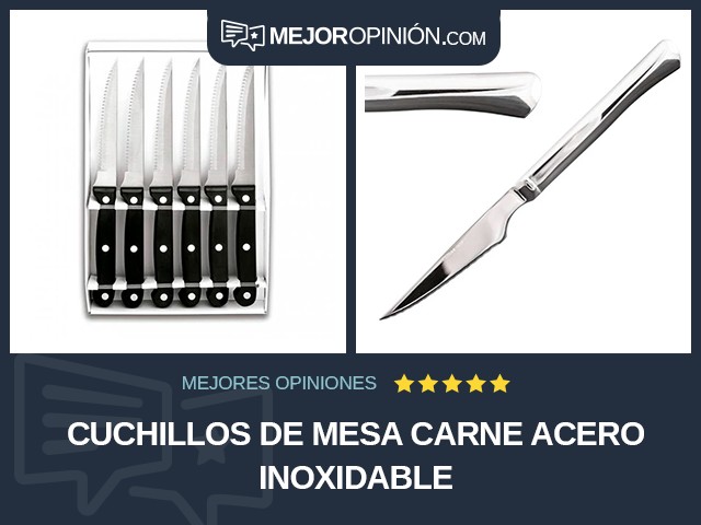 Cuchillos de mesa Carne Acero inoxidable