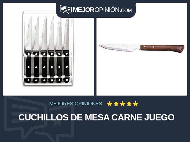 Cuchillos de mesa Carne Juego