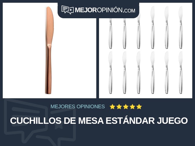 Cuchillos de mesa Estándar Juego