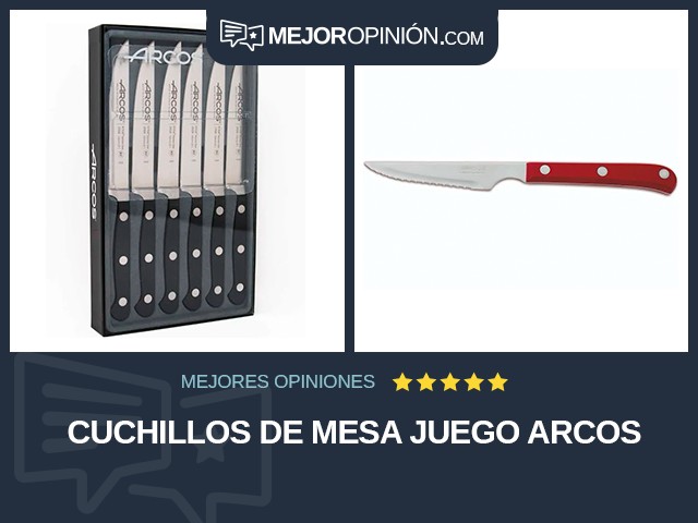 Cuchillos de mesa Juego Arcos