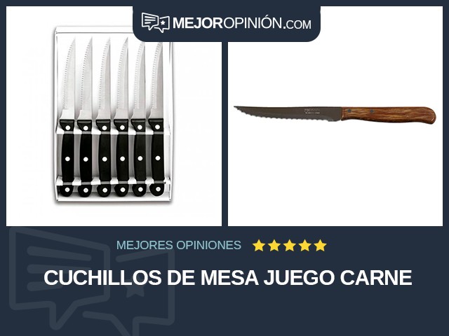 Cuchillos de mesa Juego Carne