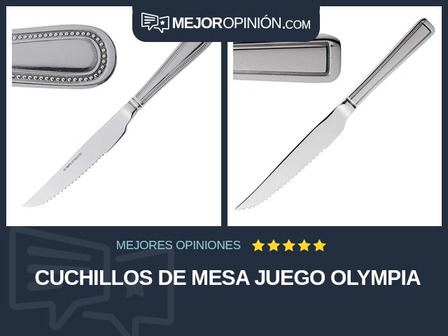 Cuchillos de mesa Juego Olympia