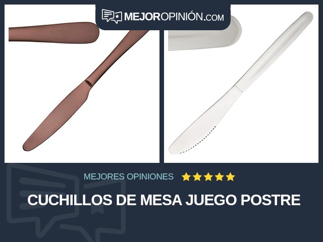 Cuchillos de mesa Juego Postre