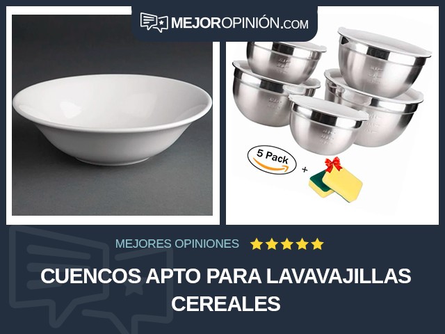 Cuencos Apto para lavavajillas Cereales