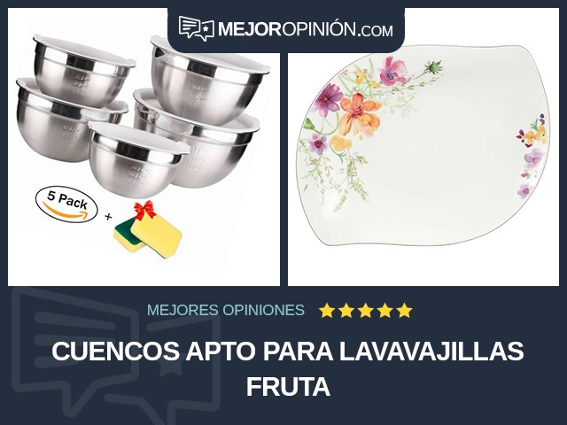 Cuencos Apto para lavavajillas Fruta