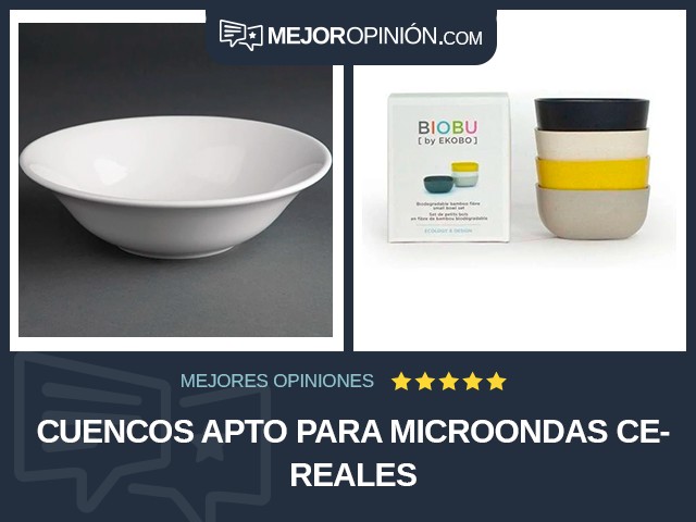 Cuencos Apto para microondas Cereales