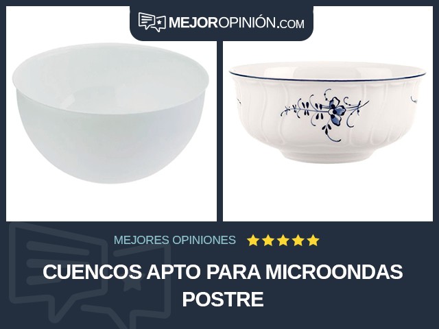 Cuencos Apto para microondas Postre