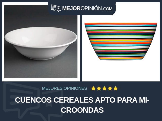 Cuencos Cereales Apto para microondas