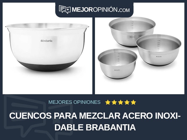 Cuencos para mezclar Acero inoxidable Brabantia