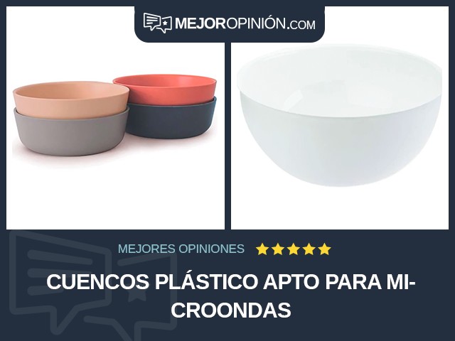 Cuencos Plástico Apto para microondas