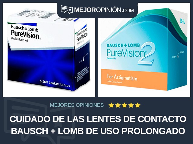 Cuidado de las lentes de contacto Bausch + Lomb De uso prolongado