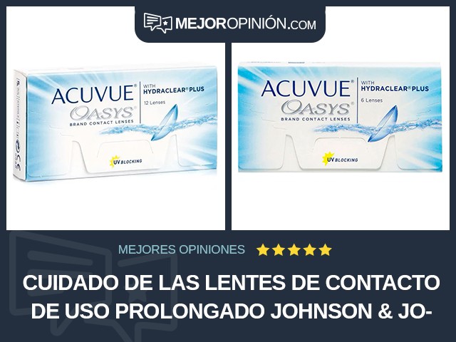 Cuidado de las lentes de contacto De uso prolongado Johnson & Johnson