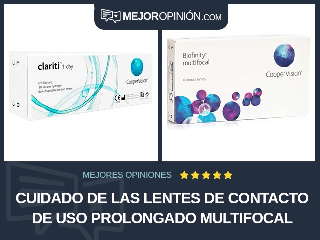 Cuidado de las lentes de contacto De uso prolongado Multifocal