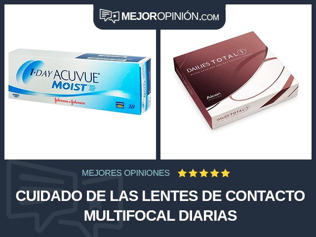 Cuidado de las lentes de contacto Multifocal Diarias