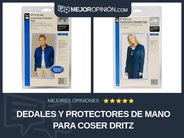 Dedales y protectores de mano para coser Dritz