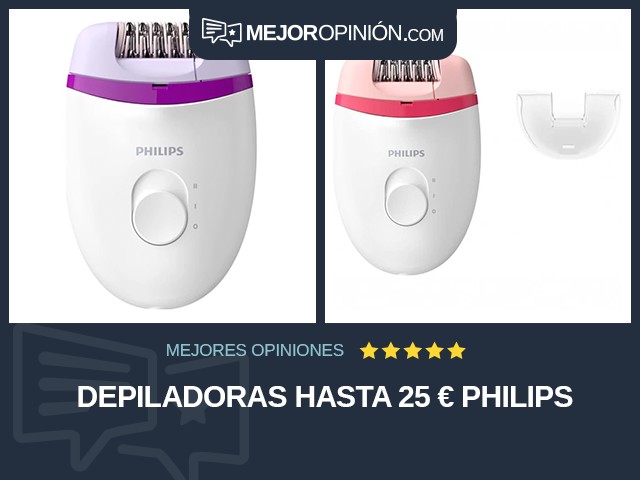 Depiladoras Hasta 25 € Philips