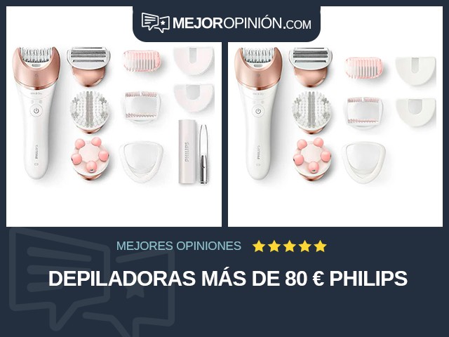 Depiladoras Más de 80 € Philips