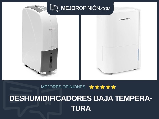 Deshumidificadores Baja temperatura