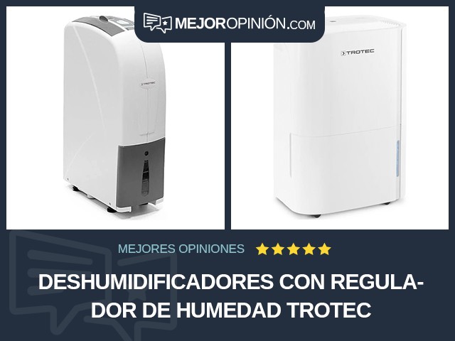 Deshumidificadores Con regulador de humedad Trotec