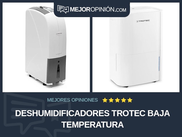 Deshumidificadores Trotec Baja temperatura