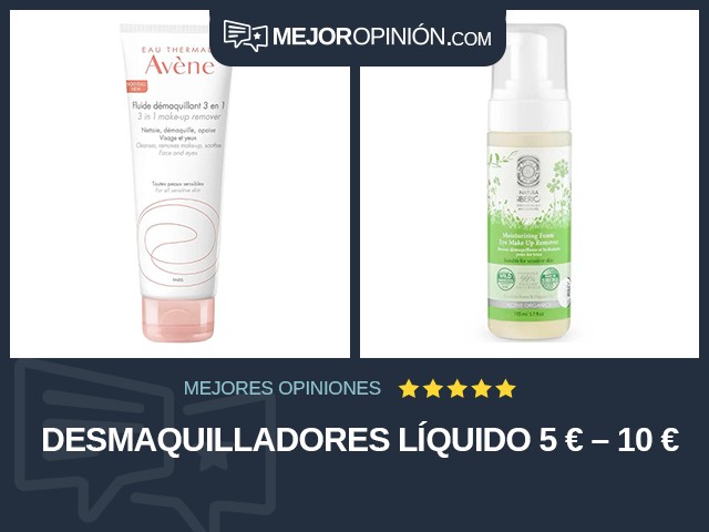 Desmaquilladores Líquido 5 € – 10 €