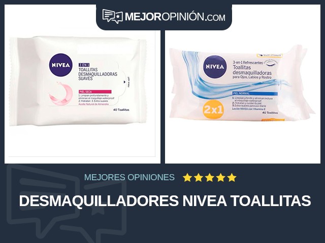 Desmaquilladores NIVEA Toallitas