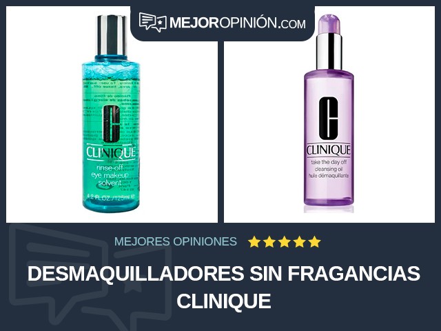 Desmaquilladores Sin fragancias Clinique